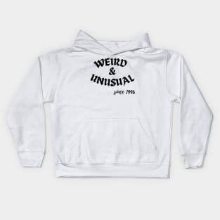 Weird and Unusual since 1996 - Black Kids Hoodie